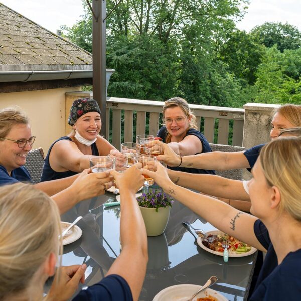 Foto gemeinschaftliches Essen